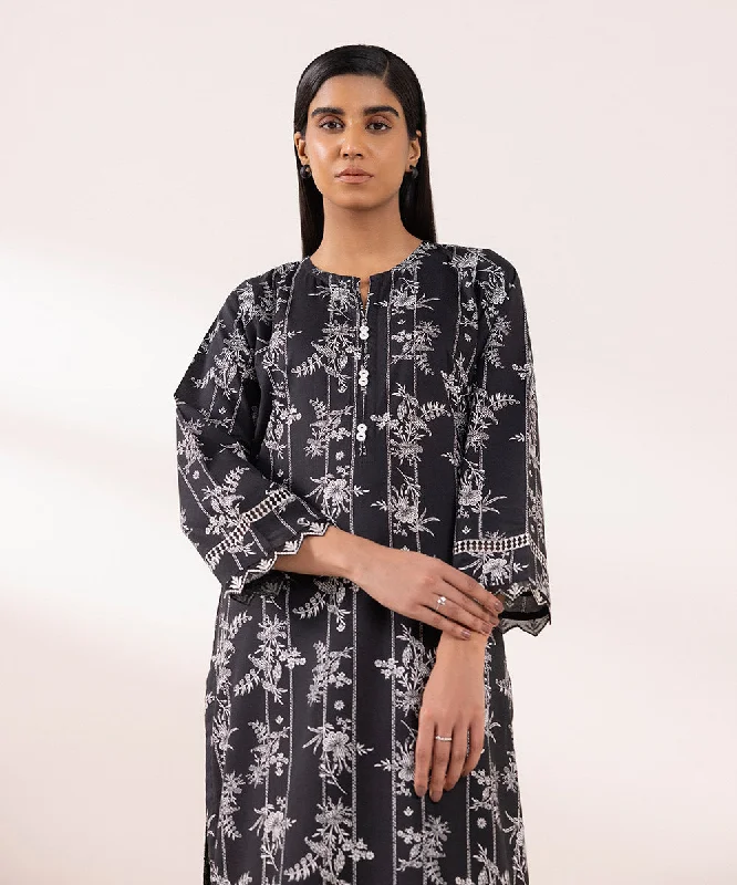 Embroidered Cotton Viscose Shirt