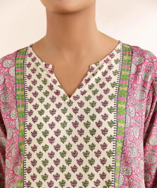 Printed Arabic Lawn Shirt