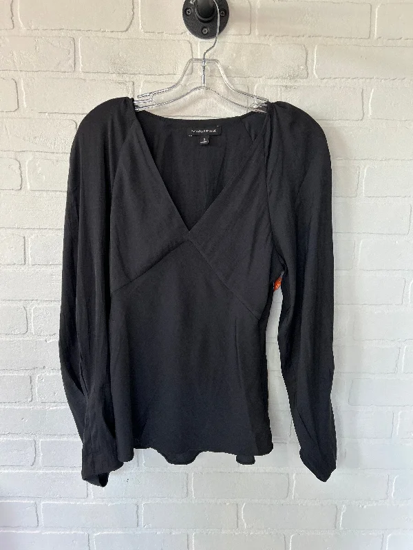 Black Top Long Sleeve Banana Republic, Size S