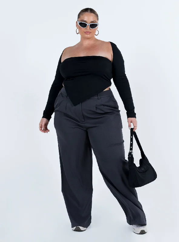 Koslo Bolero Top Black Curve