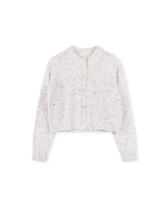 Mohair Cropped Knit Jacket