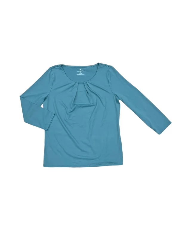 Top 3/4 Sleeve By Talbots In Teal, Size: S