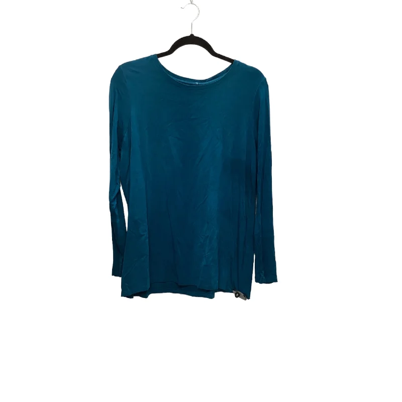 Top Long Sleeve Basic By Chicos In Blue, Size: 3