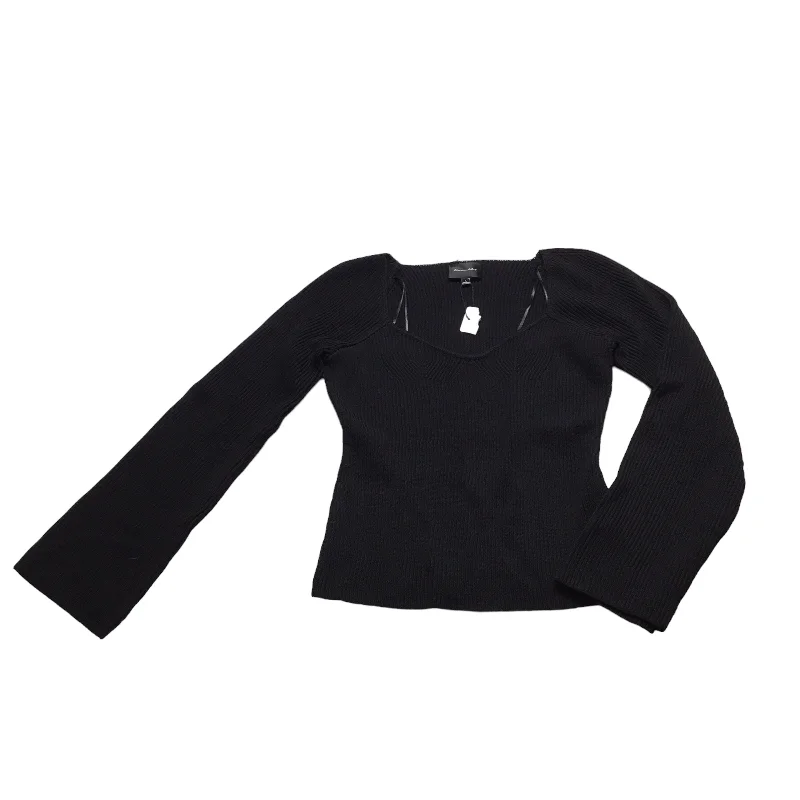 Top Long Sleeve By Line & Dot In Black, Size: L