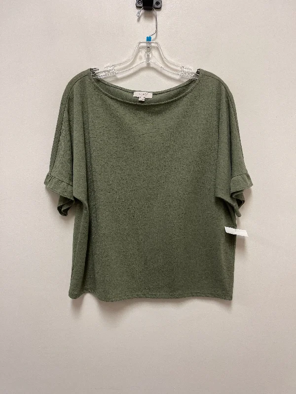 Top Long Sleeve By Loft In Green, Size: S