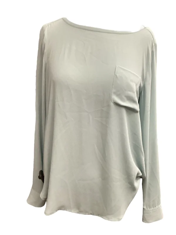 Top Long Sleeve By Loft In Green, Size: S