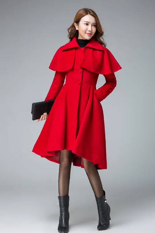 vintage inspired cape winter wool coats 1848