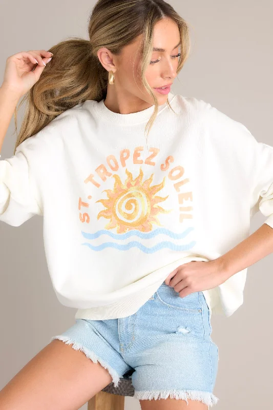 Z-Supply Soleil Sunday Sea Salt Sweatshirt