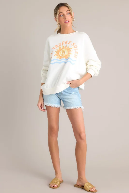 Z-Supply Soleil Sunday Sea Salt Sweatshirt