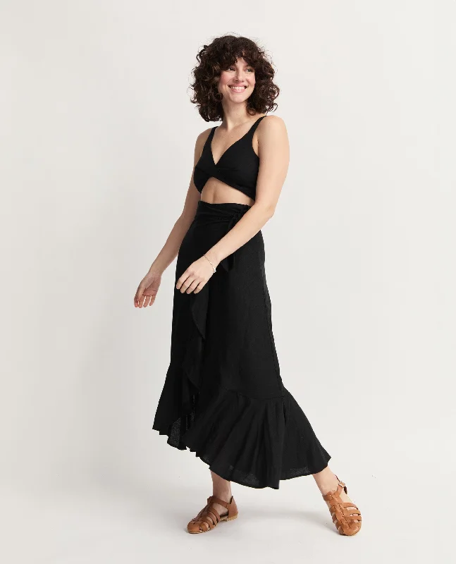 Aleyna | Frill Maxi Skirt