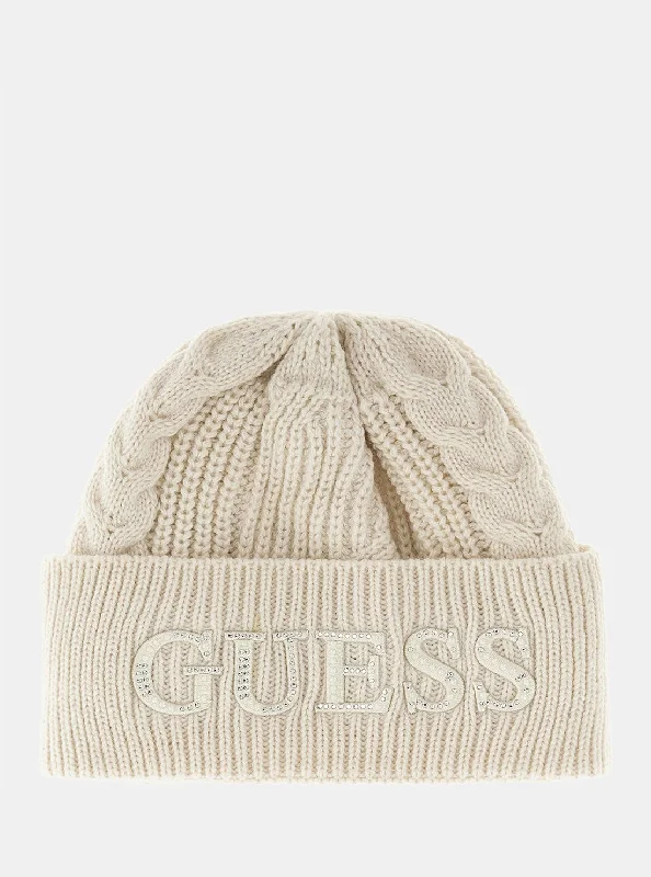 Beige Agathe Beanie