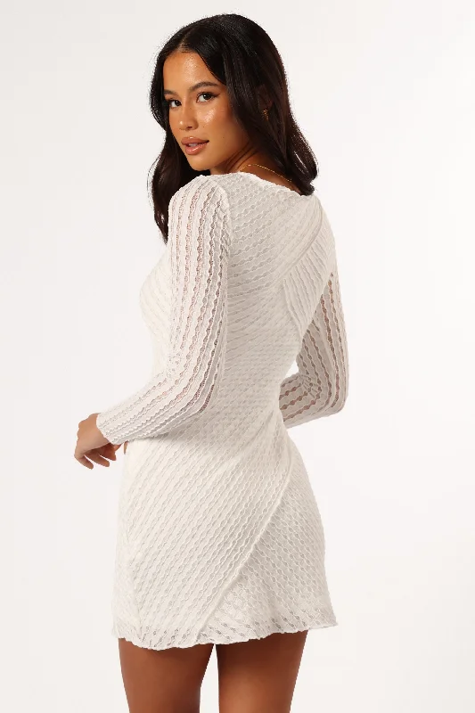 Ezra Mini Dress - White