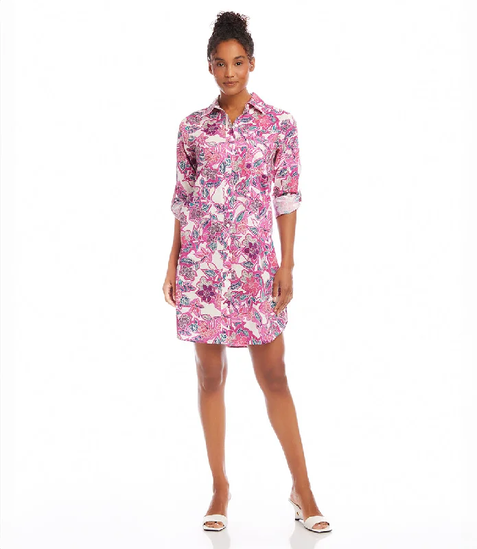 Floral Shirtdress