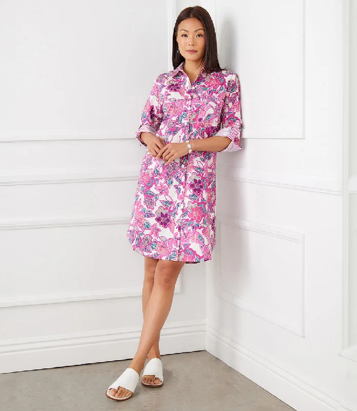 Floral Shirtdress