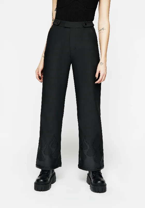 Ignite Faux Leather Tailored Trousers