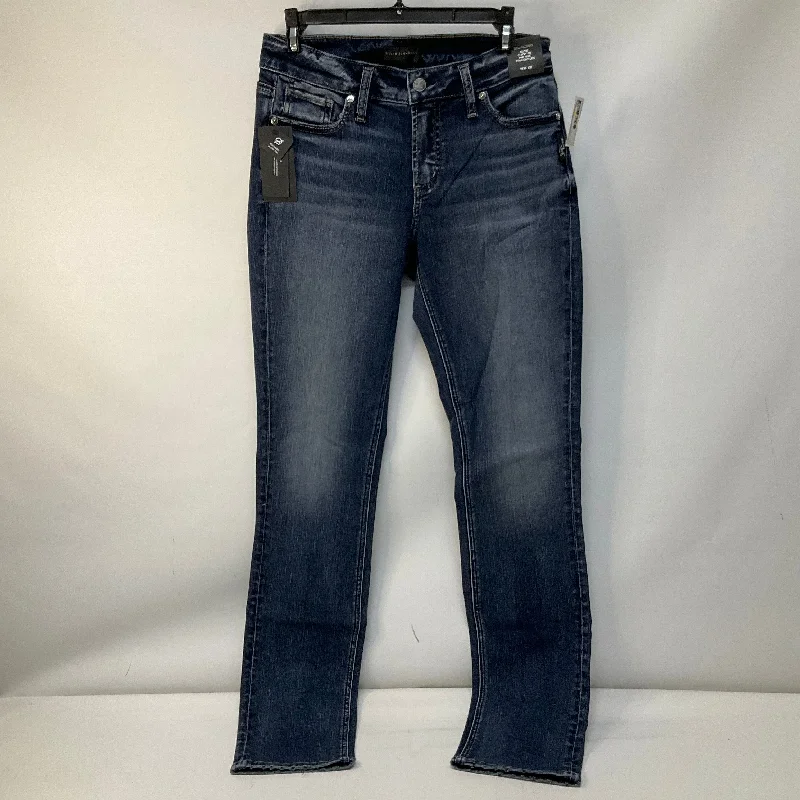 Jeans Straight By Silver In Blue Denim, Size: 2