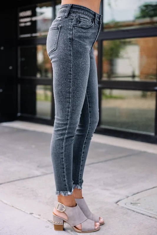 KanCan: Call Me Gray High Rise Skinny Jeans