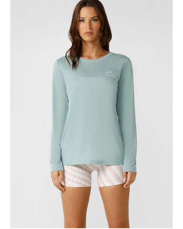 Lorna Jane Lotus Long Sleeve Top - Sea Mist