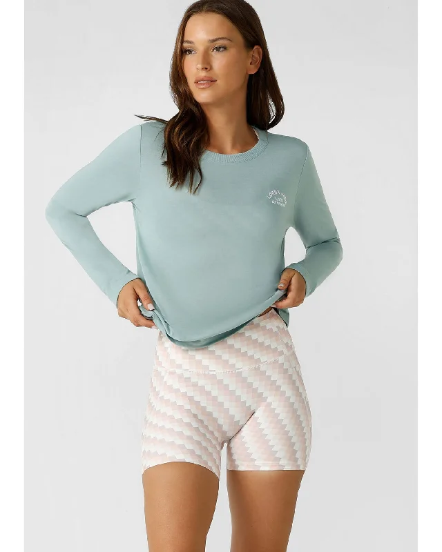 Lorna Jane Lotus Long Sleeve Top - Sea Mist