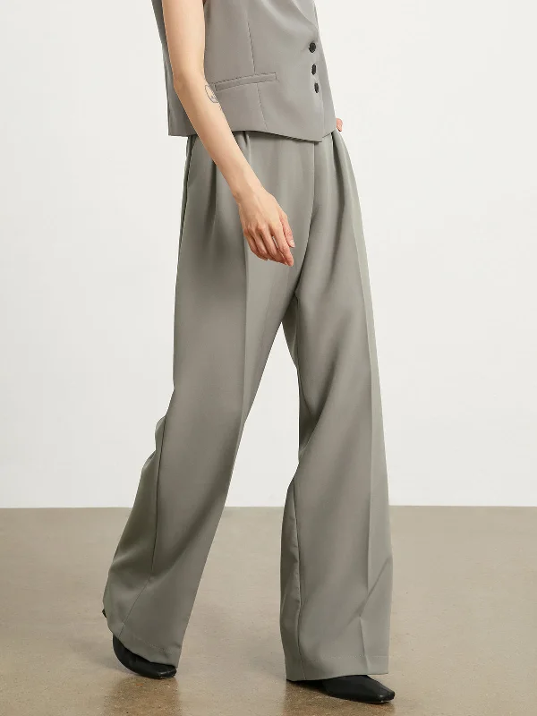 BerryBetty - Minimalist Smart Wide Leg Pants