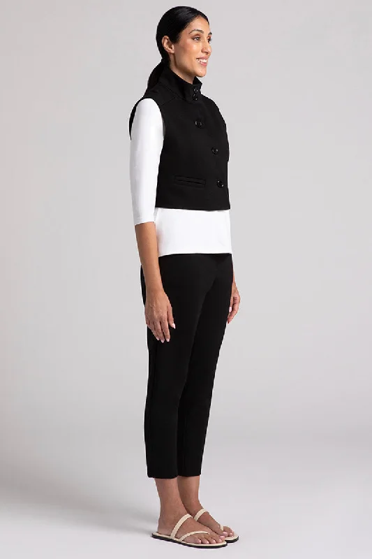 Ponte Expedition Bolero Vest | Black