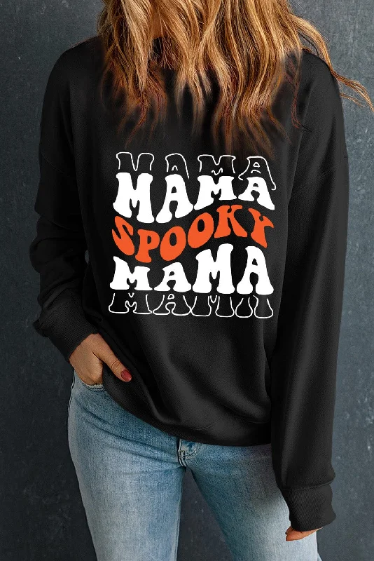 Long Sleeve SPOOKY MAMA Sweatshirt