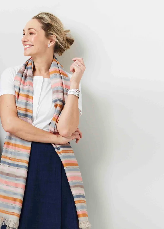 Sadie Stripe Scarf