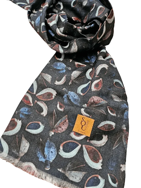 Seed Pods Organic Cotton Scarf