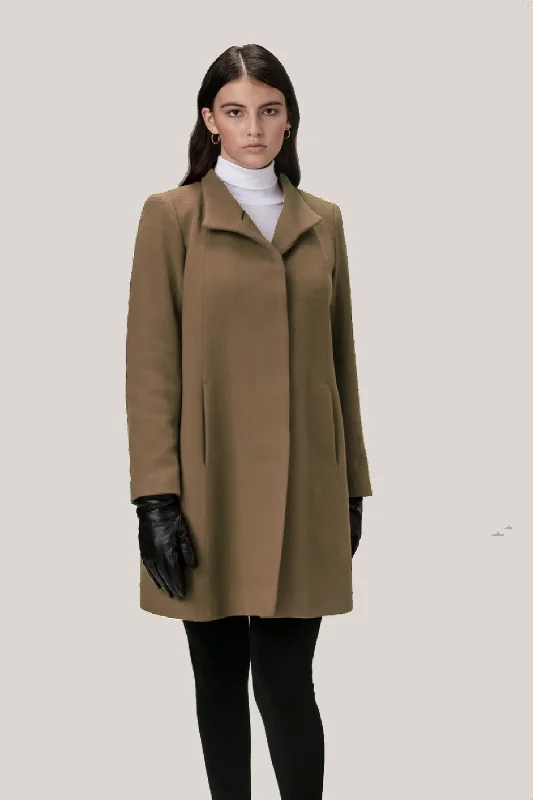 LOLA Wool & Cashmere A-Line Coat 1478