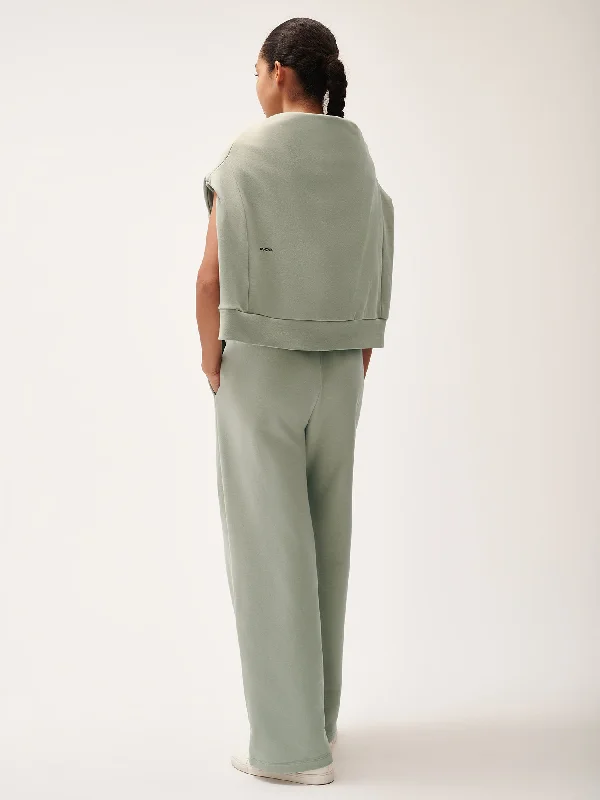 365 Midweight Straight Leg Track Pants—moss green