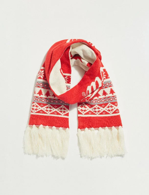 Lucky Brand Coca Cola Fair Isle Scarf