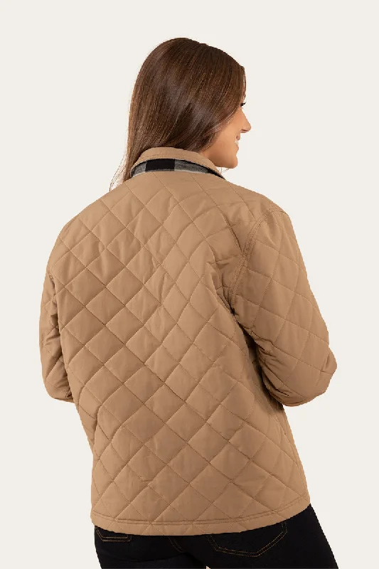 Marley Womens Reversible Jacket - Tan