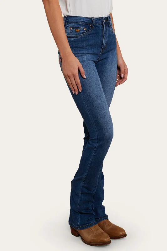 Penny Rodeo Womens High Rise Bootleg Jean - Vintage Blue