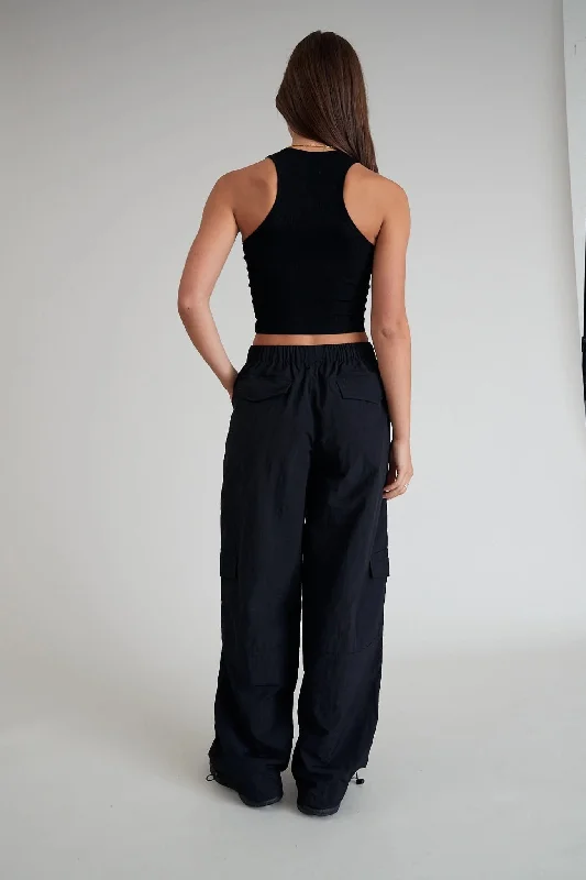 Sunny Spray Cargo Pant (Black)