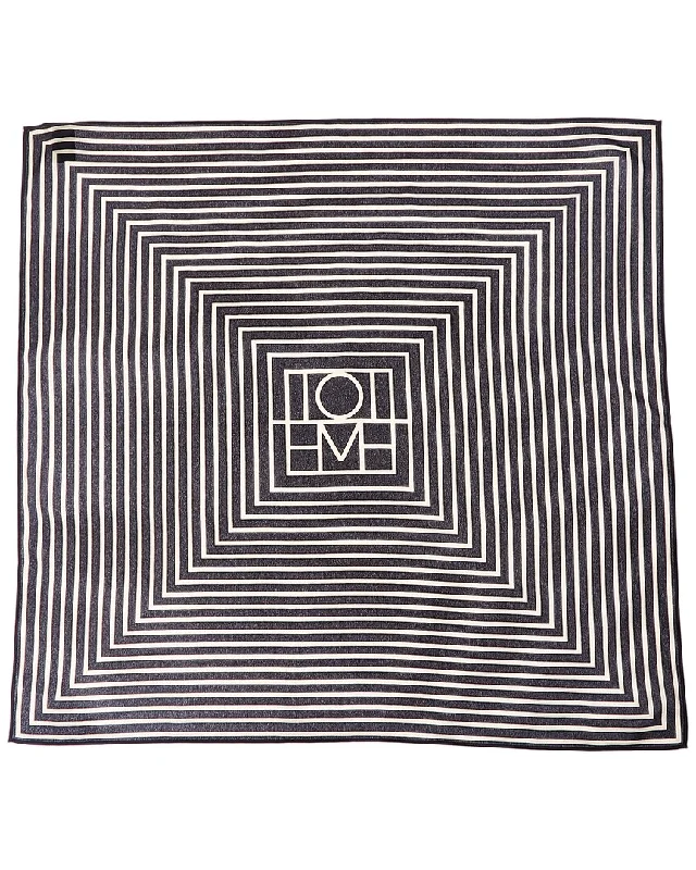 TOTEME Signature Monogram Silk Scarf