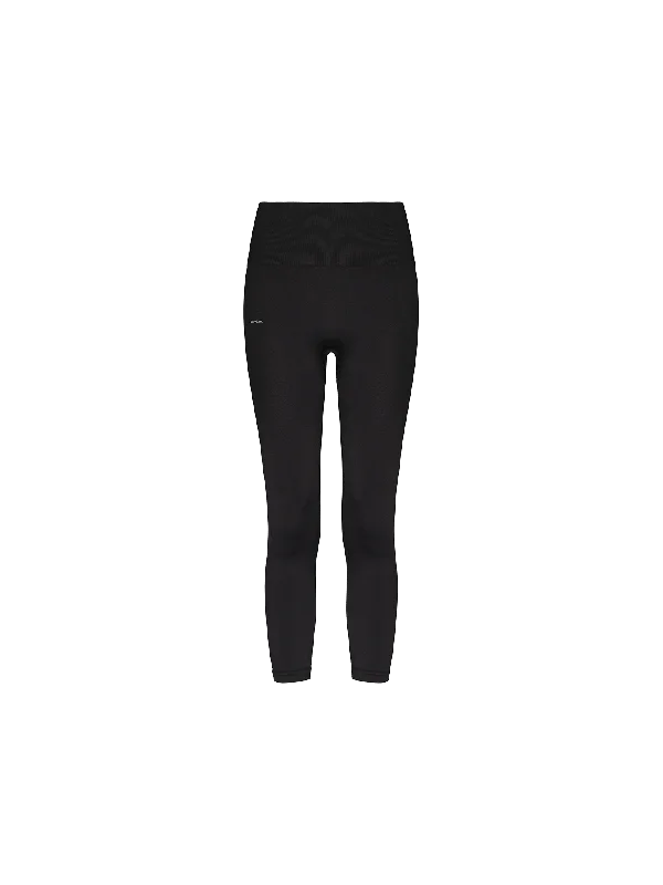 Women's Plant-Stretch Compressive 7/8 Leggings—Black