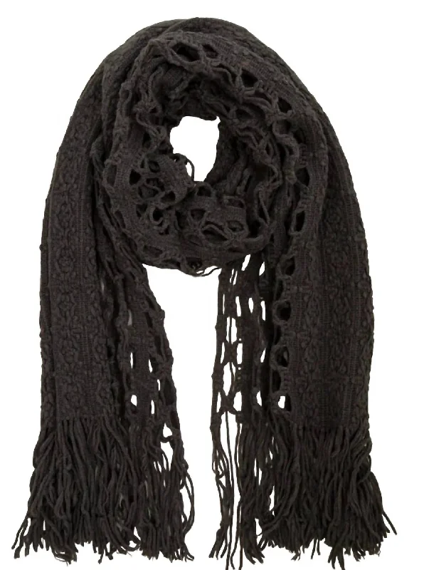 Women's So Soft Scarf In Charcoal