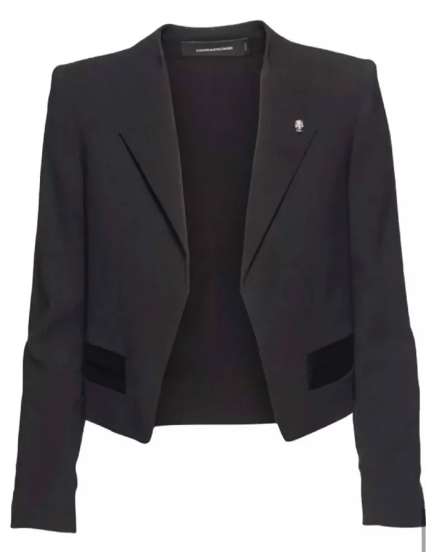 Women's Vola Spi Deluxe Jacket Blazer In Black Noir