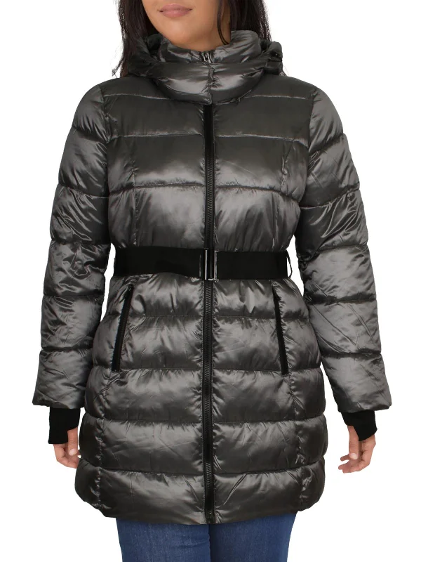 Womens Water Resistant Lightweight Puffer Coat