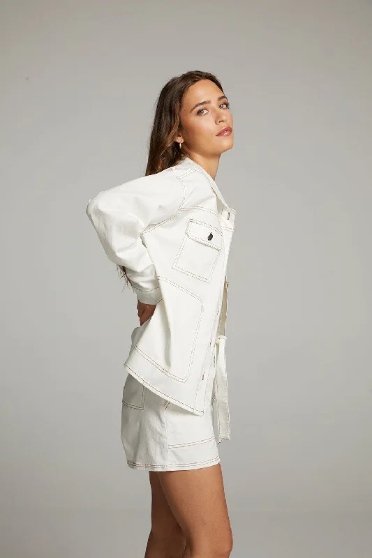 Louise White Button Down