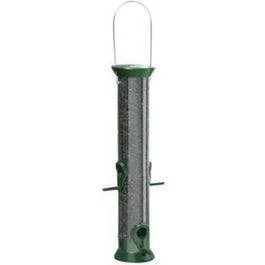 15-Inch Forest Green Mixed Seed Feeder