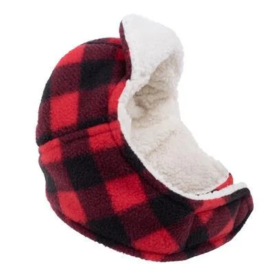 Aviator Hat Red Buffalo Fleece