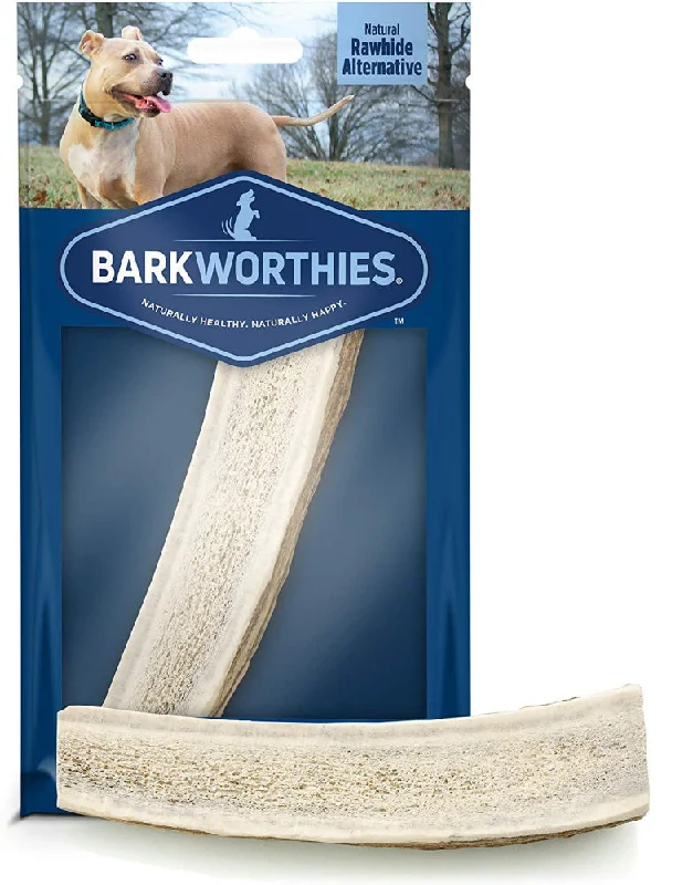 Barkworthies Split Elk Antler Dog Chew for Puppies & Small Breed Dogs