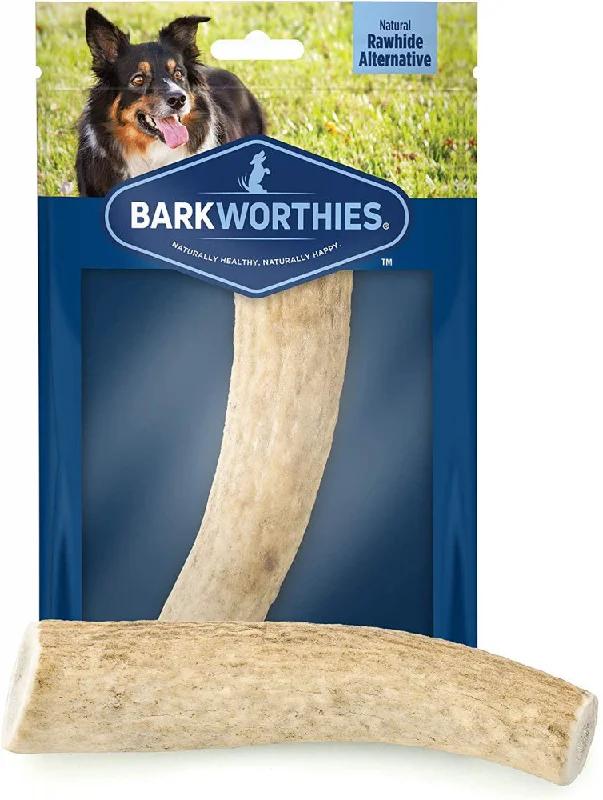 Barkworthies Whole Elk Antler Dog Chew for Medium Breed Dogs