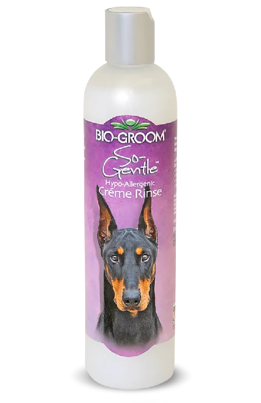 Bio Groom So Gentle Hypoallergenic Creme Rinse Conditioner 12- Oz Bottle