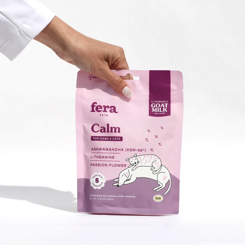 Calm Goat Milk Topper for Dogs and Cats from Fera Pet Organics