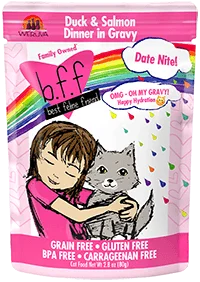 Date Nite! Duck and Salmon Dinner for Cats, 2.8 oz