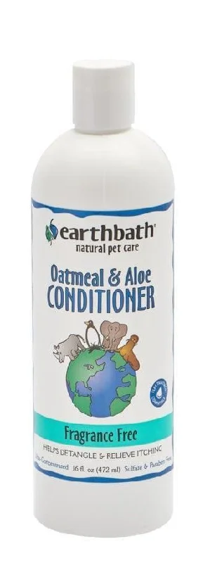 Earthbath Oatmeal & Aloe Conditioner - Fragrance Free 16oz