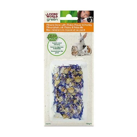 Living World Green - Mineral Stone w/ Malva Flower & Parsley 110g