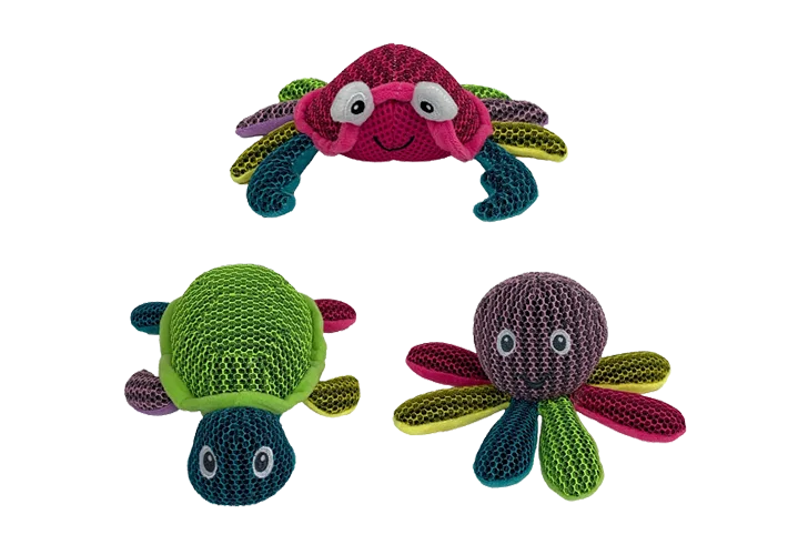 Multipet Cuddle Buddies - Coral Creatures 1-Each